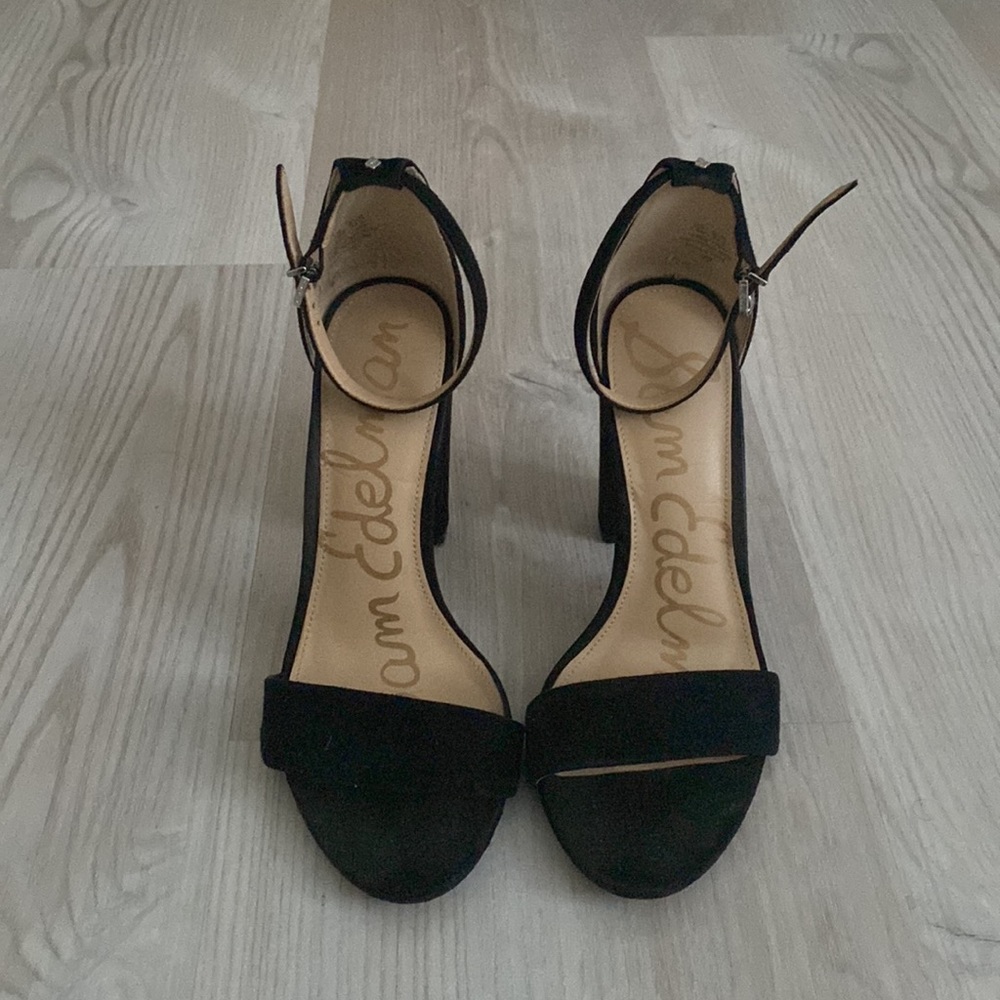 Sam Edelman Yaro Sandals - Black Suede